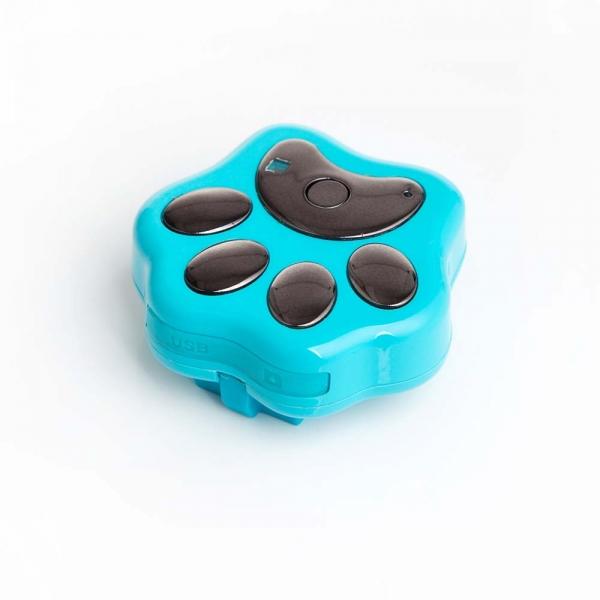 RF-V40 Mini 3G Network Waterproof Anti-lost Pet GPS Tracker for Dog Cat - Blue