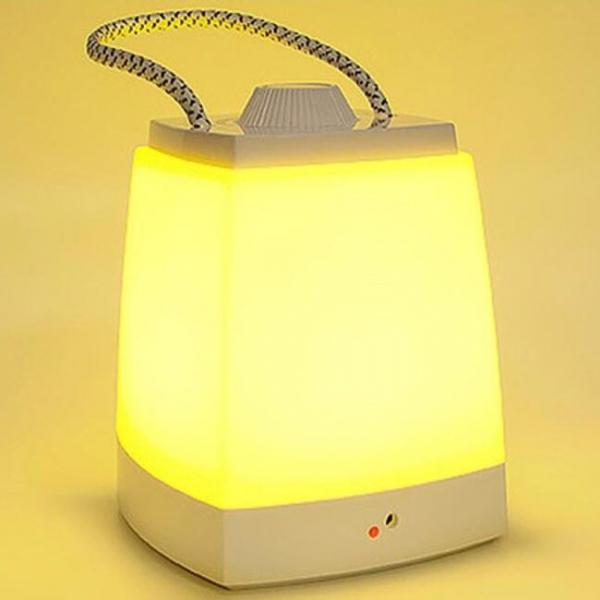LED Night Light Portable USB Rechargeable Desk Lamp Yellow Light