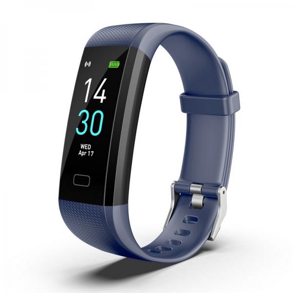 S5 Bluetooth Heart Rate Monitor All-Day Activity Tracker IP68 Waterproof Smart Bracelet - Blue