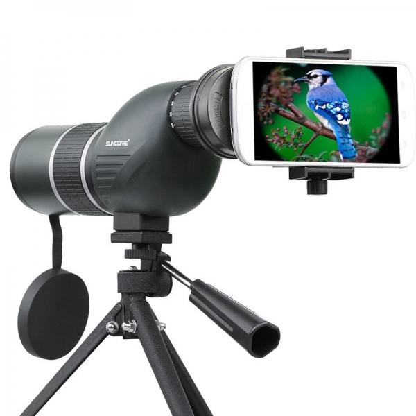 SUNCORE IPRee 12-36x50S Monocular Telescope HD Optic Zoom Lens Bird Watching High Definition View Eyepiece Black