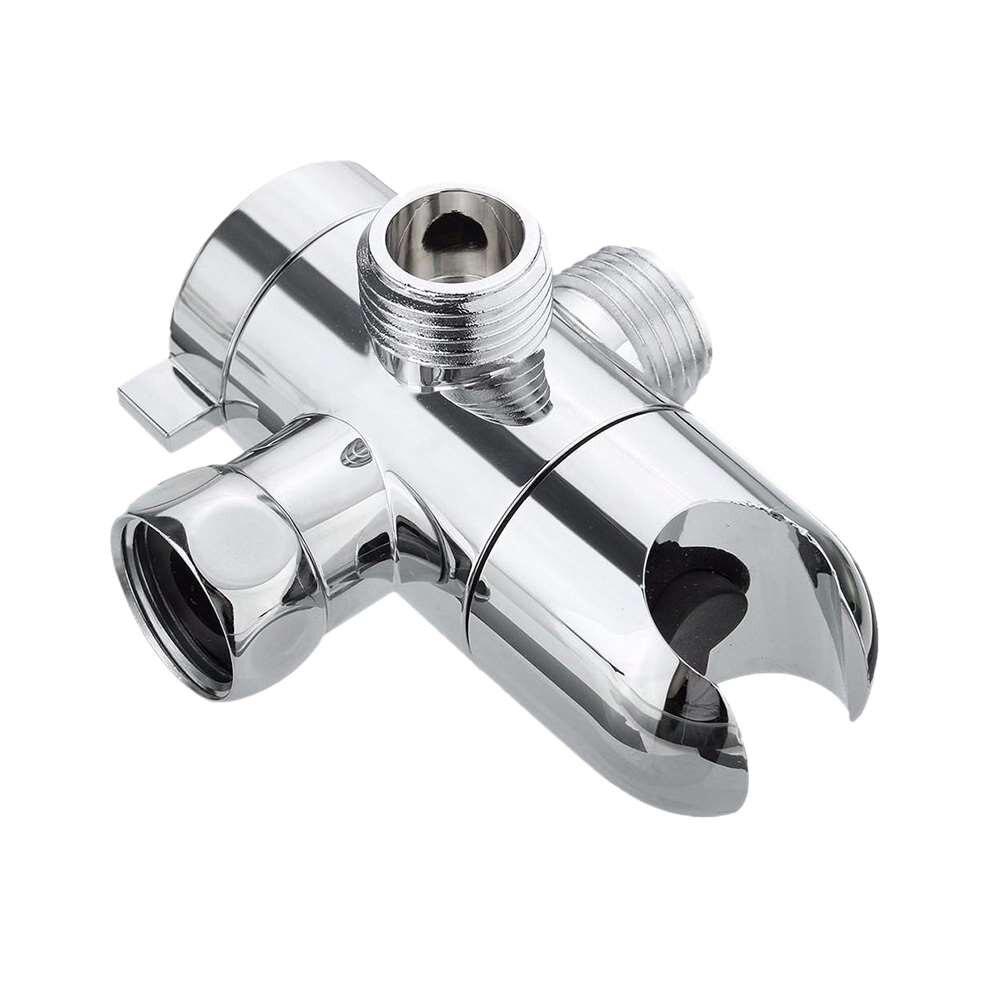 Shower Rod Joint Socket Shower Connector Tee Water Wall Seat Shower Fixing Seat Adapter Shower Connector Bathroom Supplies