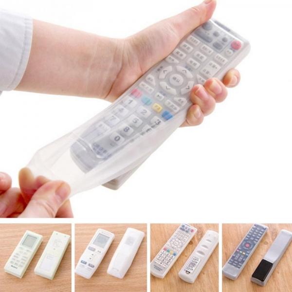 Silicone TV Remote Control Dust & Waterproof Cover Fluorescence