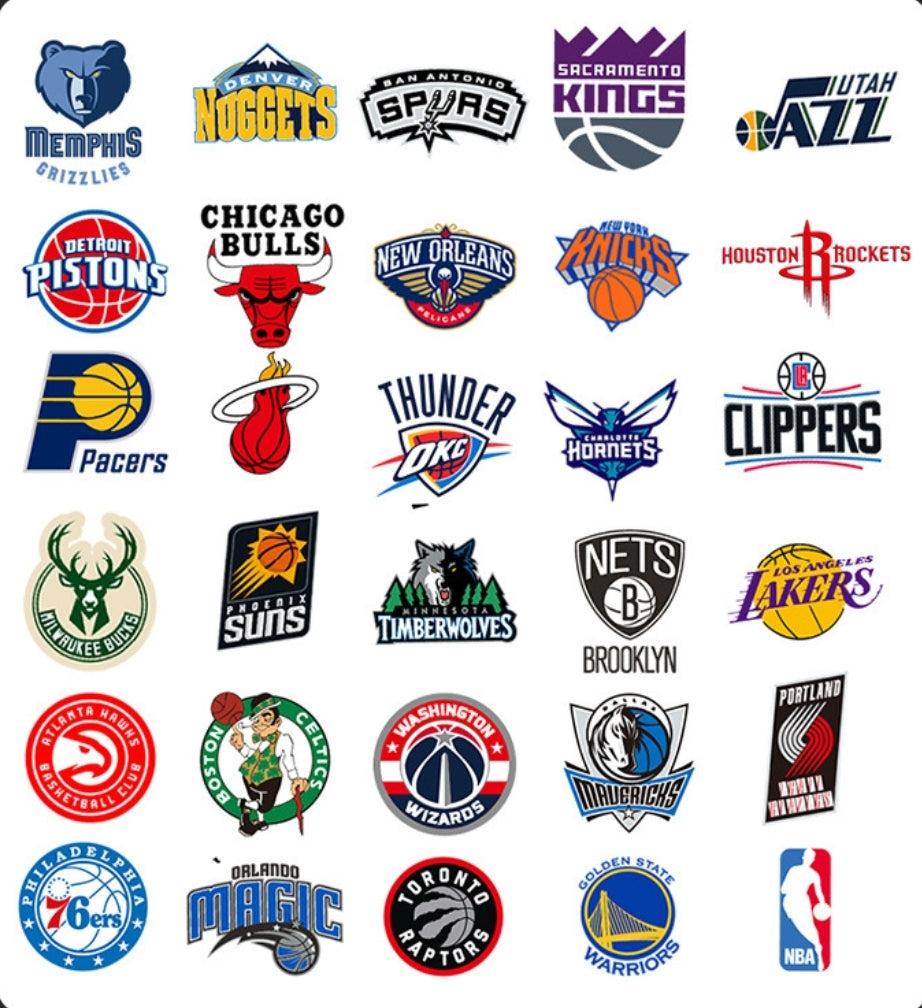 NBA Team Logo Sticker