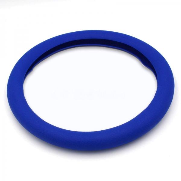 Soft Non-Slip Silicone Car Auto Steering Wheel Cover Dark Blue