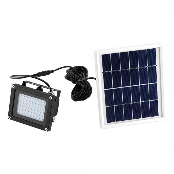 Solar Powered 54 LED Sensor Flood Light Waterproof Outdoor Security Lamp - White Light