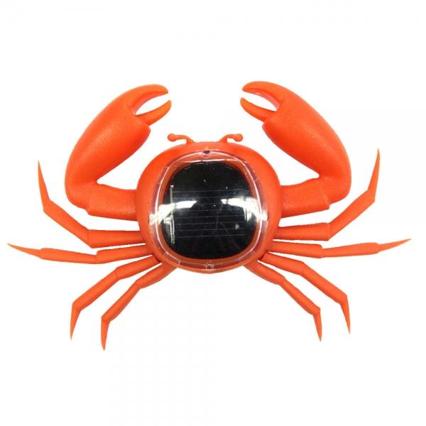 Solar Powered Crab Toy Orange