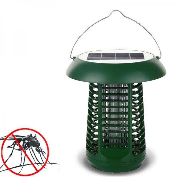 Outdoor Solar Powered UV Mosquito Killer Lamp Garden Light