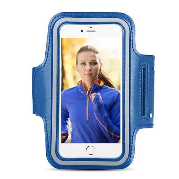 Sports Running Gym Armband Pouch Case for Samsung Galaxy S7 Dark Blue