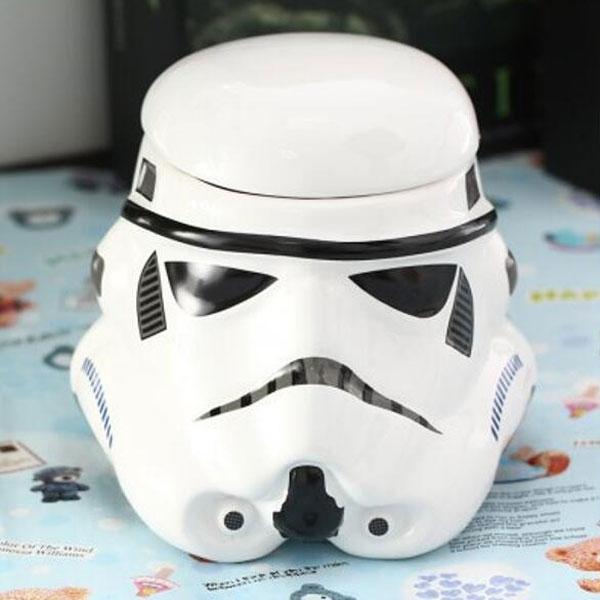 Star Wars Darth Vader Knight Storm Trooper Helmet Mug Ceramic Cup White