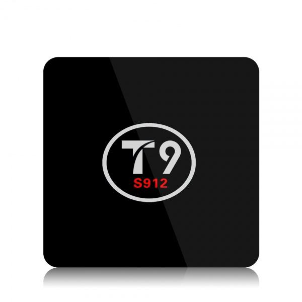 T9 Amlogic S912 2GB RAM 16GB ROM TV Box Black UK Plug