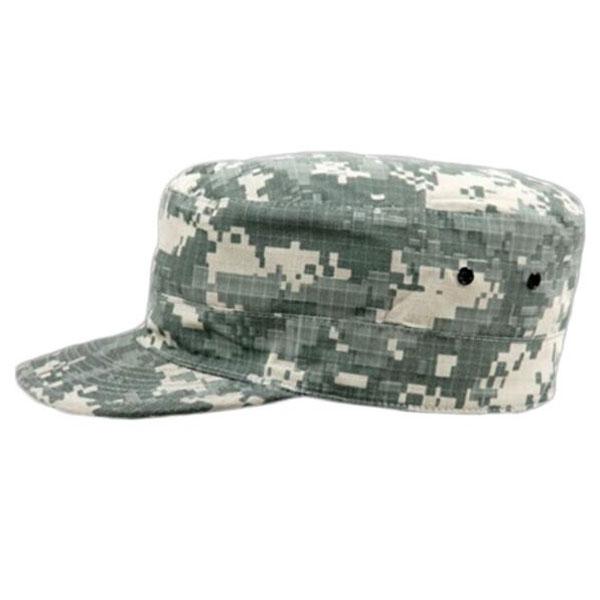 Tactical Army Hunting Hiking Sports Flat-top Cap Military Fatigue Cap Hat ACU Camo