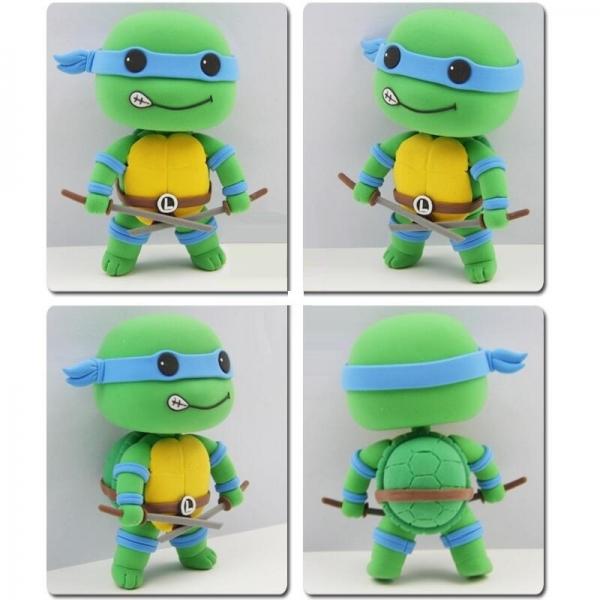 Teenage Mutant Ninja Turtles Leonardo Model Ultralight 3D Colored Modeling Clay DIY Intelligence Toy