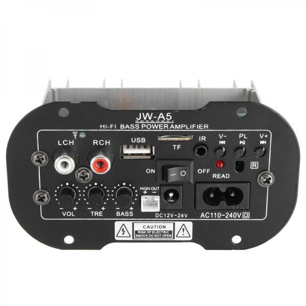 Car Subwoofer 30W Hi-Fi Bass Power Amplifier Board With TF USB 12V/24V/220V