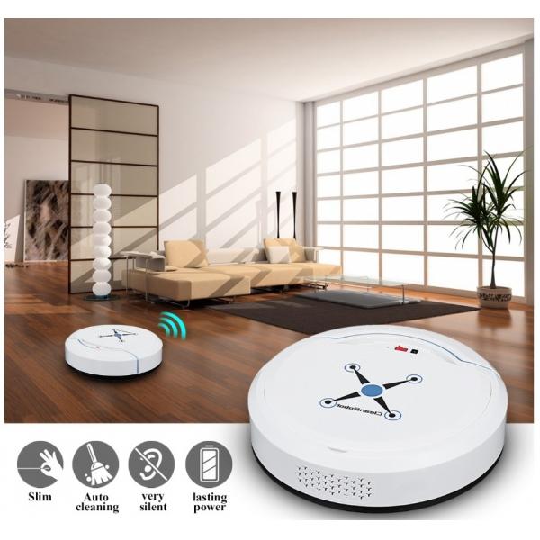 Vacuum Cleaning Robot Household Smart Sweeping Robot Floor Dirt Dust Hair Home Cleaning Machine White