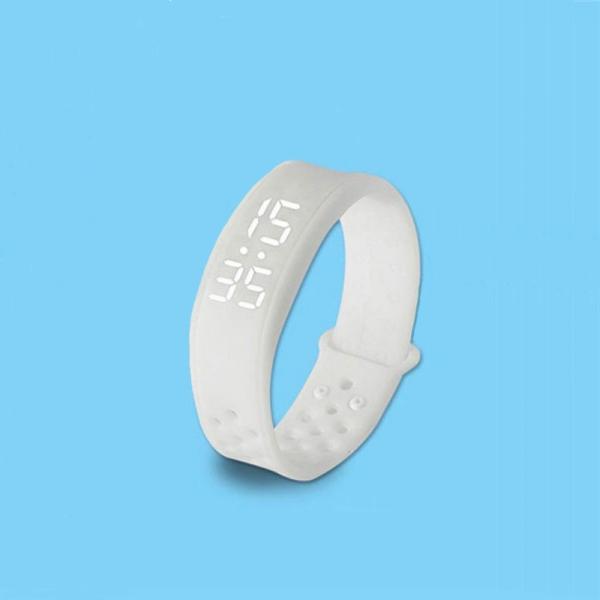 W6 Smart Sports Watch Health Wearable Bracelet Pedometer Wristband White