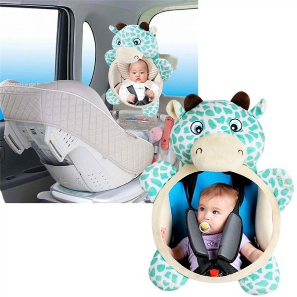 Wide View Rear Adjustable Safety Seat Car Back Interior Baby Mirror Headrest Mount For Baby Kids Baby Rear Facing Mirrors