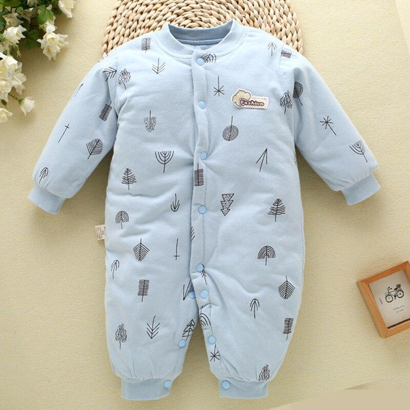 Winter Baby Romper Infant Spring Clothes For Baby Girls Overalls Newborn Wool Costume For Baby Boys Jumpsuit 0-12Month Toddler Clothing