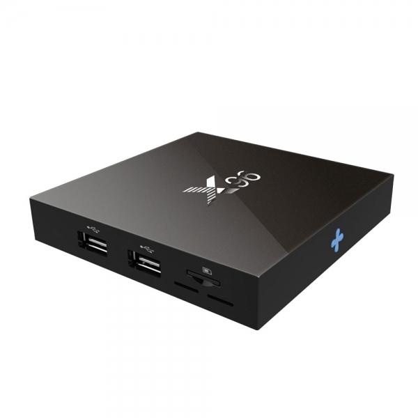 X96 Amlogic S905X Quad Core 1G/8G Android 6.0 Marshmallow WiFi HDMI 4K TV Box EU Plug Black