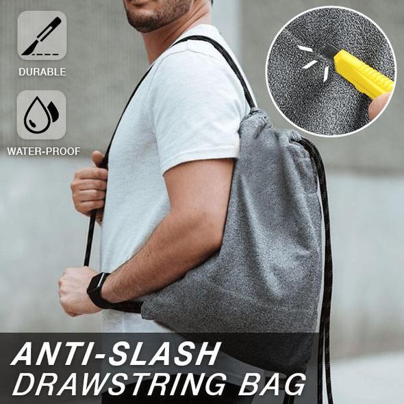 Cut Resistance Anti Theft Bag Cut Level 5 for  Outdoor ActivitiesCamping Travel Backpack Anti-Slash Laptop Drawstring Bag