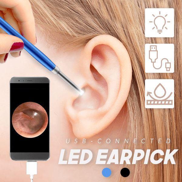 Visual Ear Scope Endoscope Medic Camera 3 IN 1 Ears Wax Inspection Camera Digital Otoscope Video Otoscopy Android USB Earpick