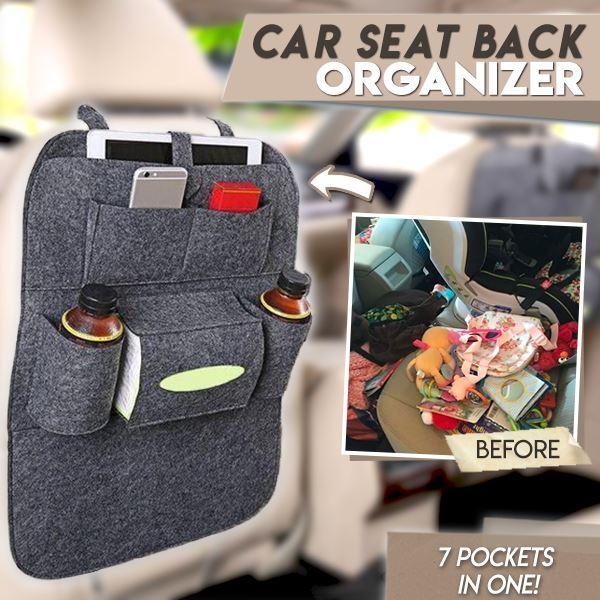 Universal Car Storage Bag Back Seat Organizer Box Felt Covers Backseat Holder Multi-Pockets Container Stowing Tidying Styling