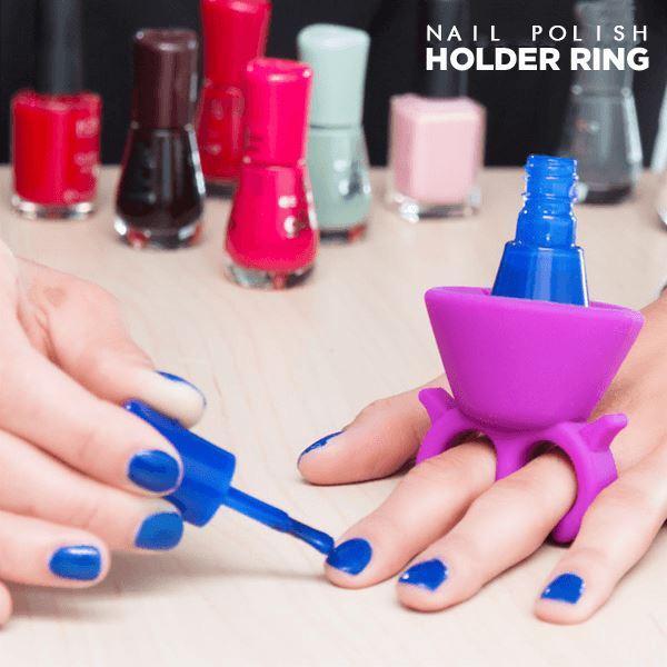 Silicone Nail Gel Bottle Holders Nail Varnish Tilter Display Stand Manicure Tool Pro Nail Art Manicure Tools