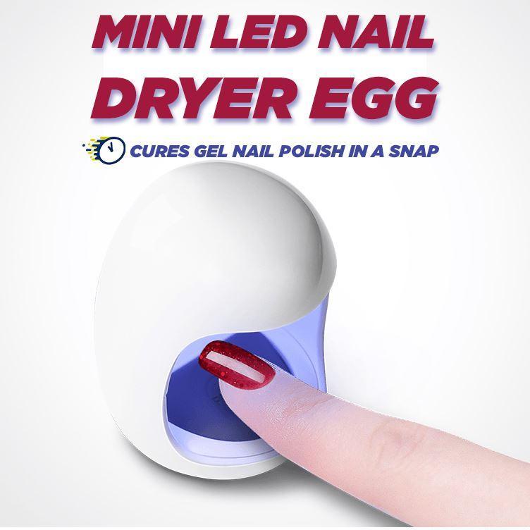 Mini Nail Dryers Portable Nail Art Egg Lamp Single Finger Phototherapy Lamp Household Quick-drying Phototherapy Machine