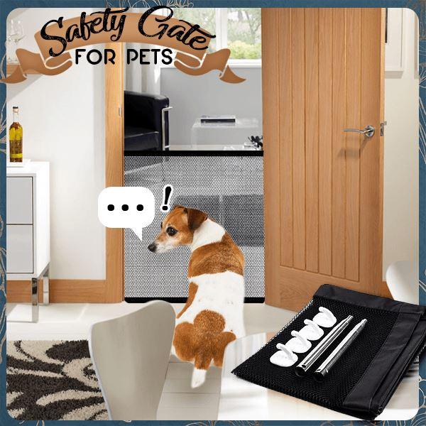 Pet Dog Gate Ingenious Mesh Dog Fence For Indoor and Outdoor Safe Pet Dog gate Safety Enclosure Pet Barrier Fences Pet supplies