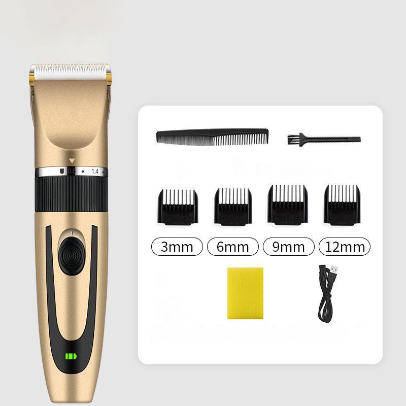 Hair Trimmer Professional Electric Hair Clipper Sets Digital Charging/power dual purpose Hair Clipper with 8 accessories