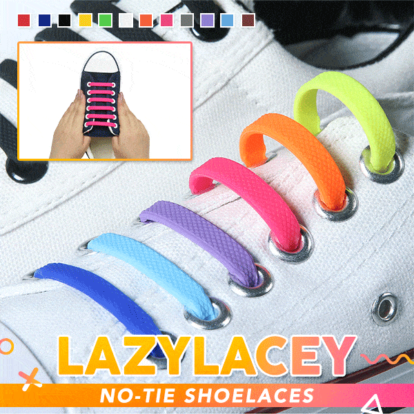 16Pcs/Set Waterproof Silicone Shoelace Safty Shoes multicolor Elastic Shoelaces No Tie Lazy Shoe laces 13 Colors