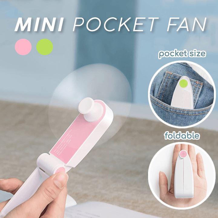 New Mini Fans Student Charging USB Fan Desktop Handheld Small Portable Folding Pocket Fan